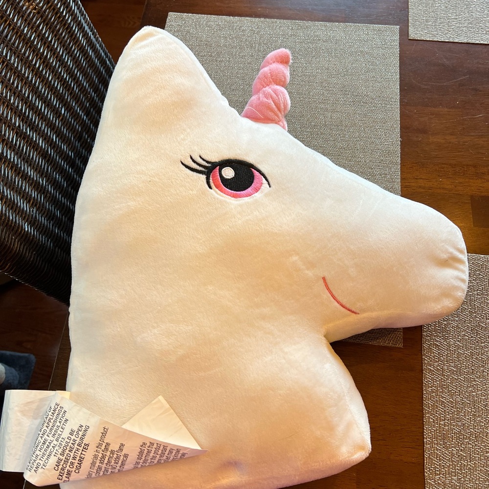 Sequin Unicorn Pillow
